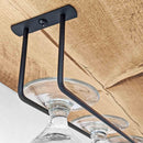 Metal Wine Glass Rack | Black