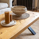 Rustic Coffee Table | X Frame