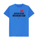 Bright Blue Barmy Army Two Seasons Slogan Tee - Men's