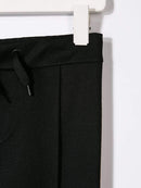 FENDI KIDS logo tape joggers Black - Maison De Fashion 