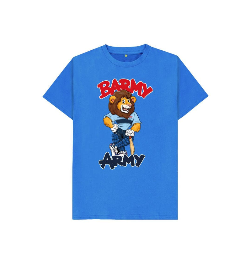 Bright Blue Barmy Army Mascot Tees - Juniors