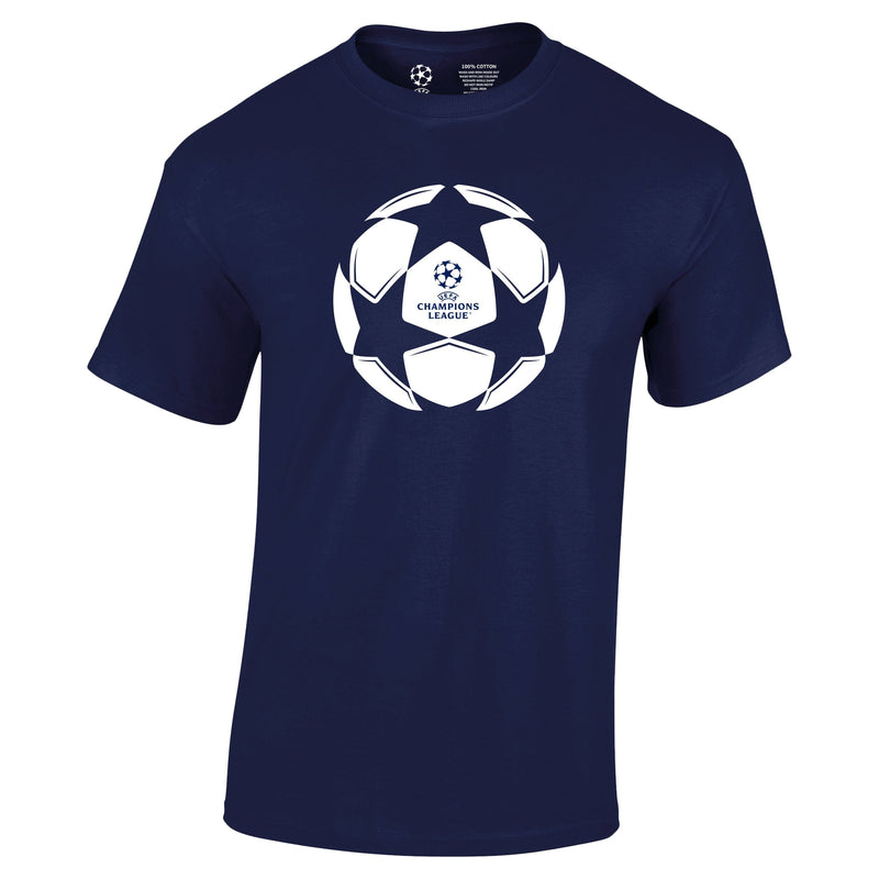 Champions League Football T-Shirt Navy