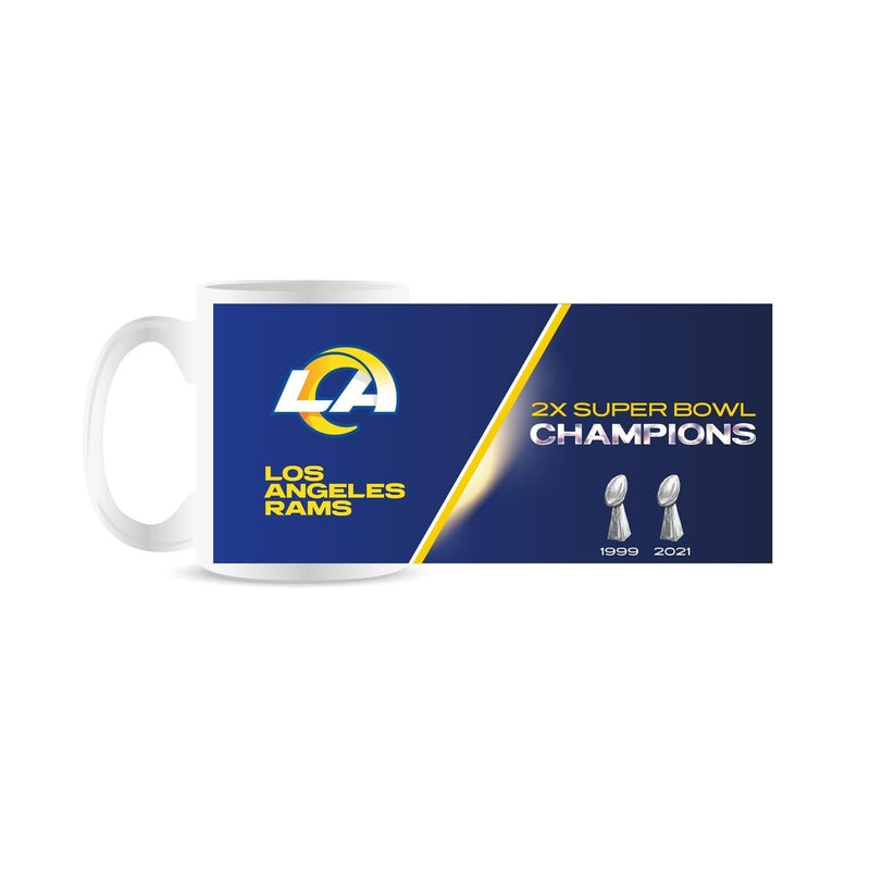 Los Angeles Rams Super Bowl 2x Winners Mug (1999/2021)