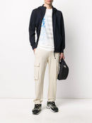 C.P. COMPANY blurred logo print short-sleeve t-shirt white - Maison De Fashion 