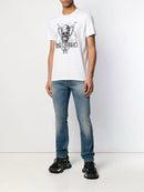 Cavalli Skull Chain T-Shirt - Maison De Fashion 