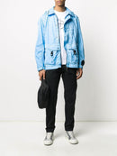 C.P. COMPANY lightweight hooded jacket blue - Maison De Fashion 