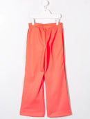 FENDI KIDS logo track pants fluo pink - Maison De Fashion 