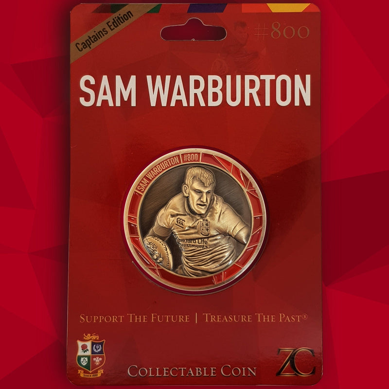 Sam Warburton Lions' Coin