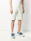 C.P. COMPANY drawstring waist track shorts green - Maison De Fashion 