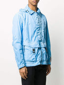 C.P. COMPANY lightweight hooded jacket blue - Maison De Fashion 