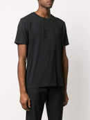 C.P. COMPANY embroidered logo t-shirt black - Maison De Fashion 