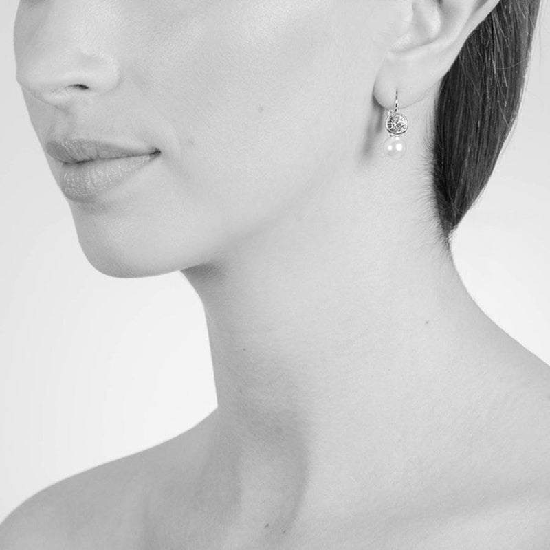 Cachet Mimi Earrings Platinum Plated Leverback