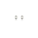 Cachet Elin 0.7cm Pierced Earrings - Platinum