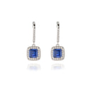Cachet Idola 2.5cm Pierced Earrings - Platinum