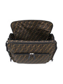 FENDI KIDS FF changing bag brown/black - MAISONDEFASHION.COM