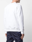 CASABLANCA tennis club logo sweatshirt white - Maison De Fashion 