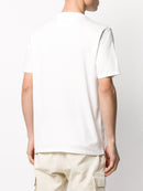 C.P. COMPANY blurred logo print short-sleeve t-shirt white - Maison De Fashion 