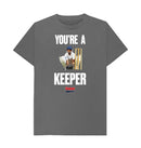 Slate Grey Barmy Army Keeper Slogan Tee - Men's