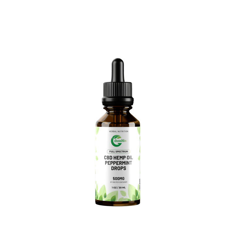 CBD Hemp Oil Peppermint Drops 500mg