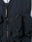 C.P. COMPANY mesh-lined gilet navy - Maison De Fashion 