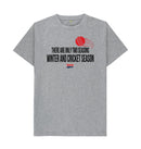 Athletic Grey Barmy Army Two Seasons Slogan Tee - Men's