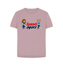 Mauve Barmy Army Mascots Tee - Ladies