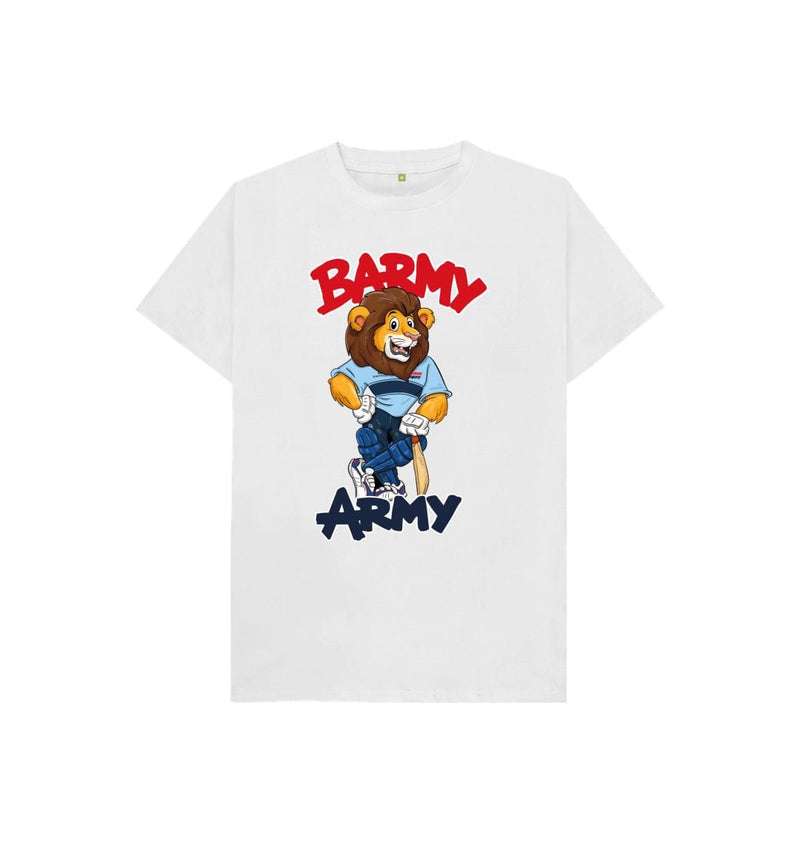 White Barmy Army Mascot Tees - Juniors