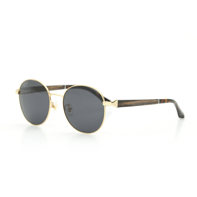 Cambium Lisbon Sunglasses - Aluminium & Wood Frame 