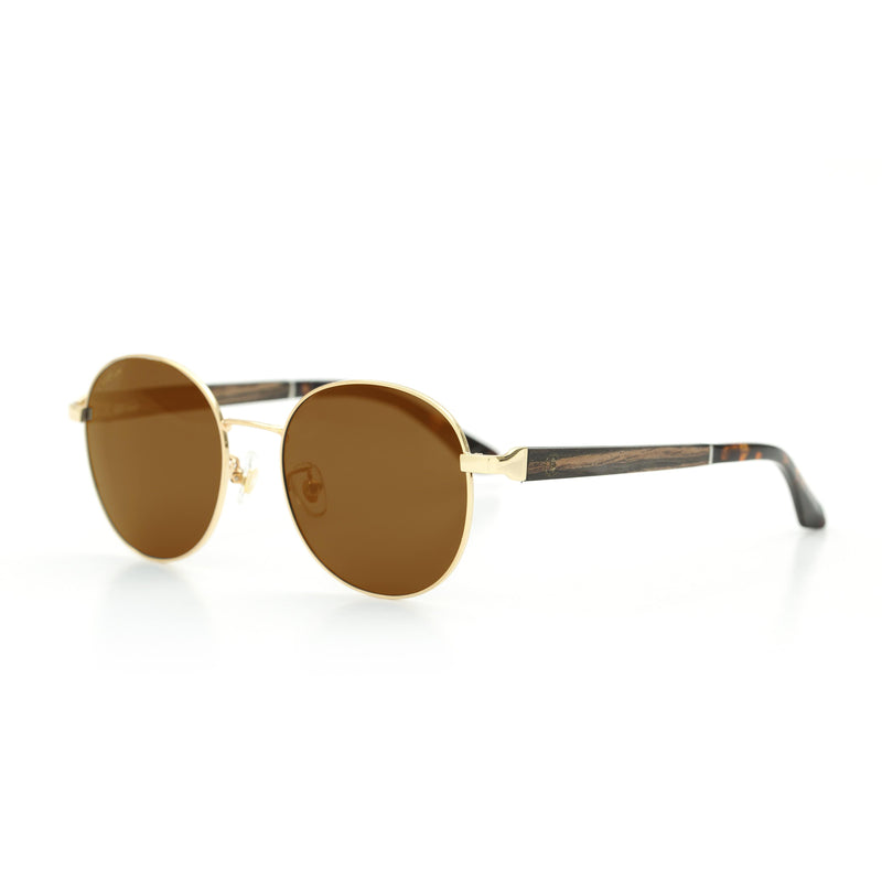 Cambium Lisbon Sunglasses - Aluminium & Wood Frame 