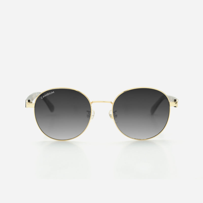 Cambium Lisbon Sunglasses - Aluminium & Wood Frame 