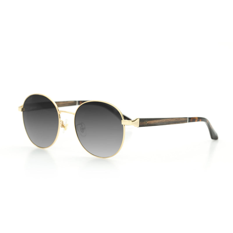 Cambium Lisbon Sunglasses - Aluminium & Wood Frame 