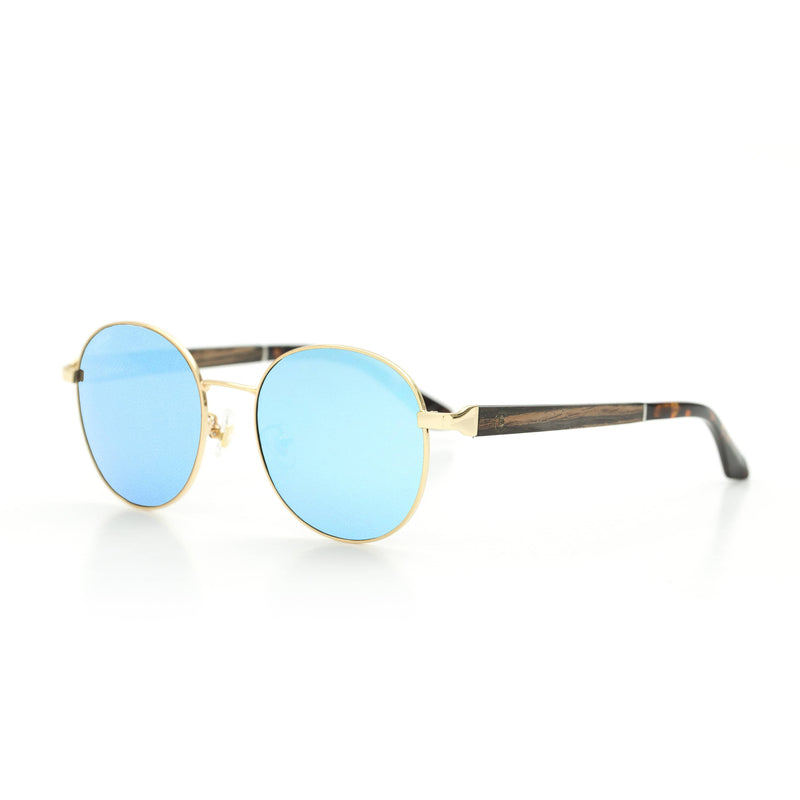 Cambium Lisbon Sunglasses - Aluminium & Wood Frame 