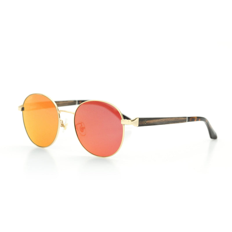 Cambium Lisbon Sunglasses - Aluminium & Wood Frame 