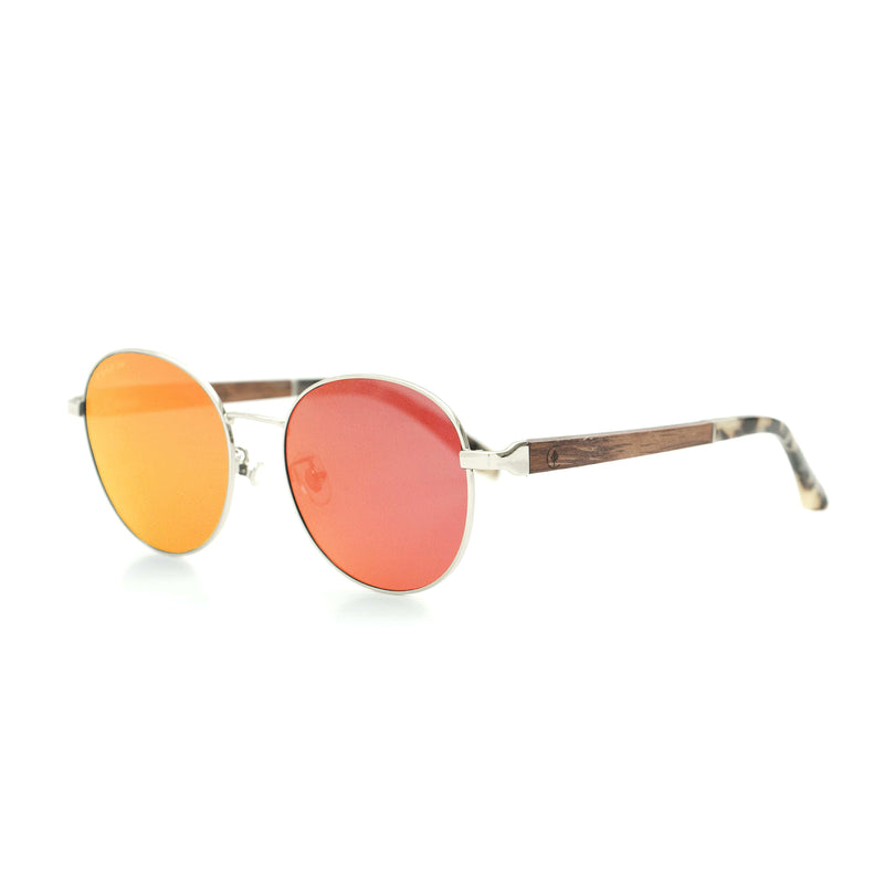 Cambium Lisbon Sunglasses - Aluminium & Wood Frame 