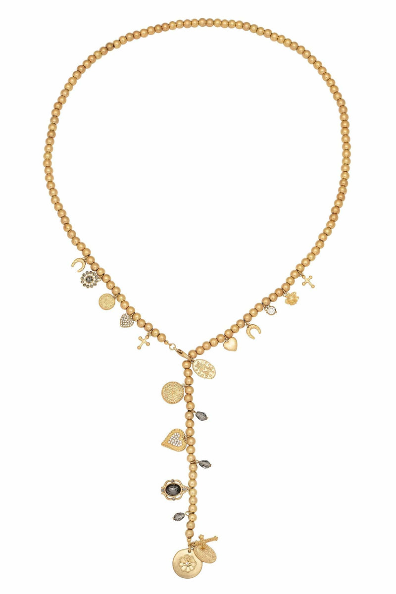 Bibi Bijoux Gold Lucky Charm Necklace
