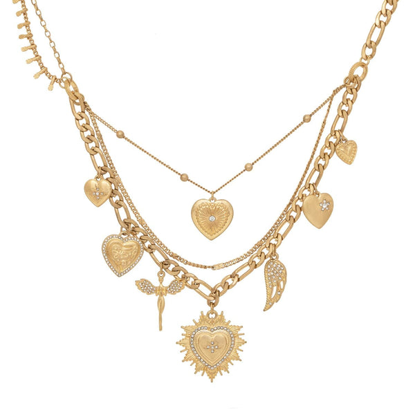Bibi Bijoux Gold Time To Party Celestial Necklace
