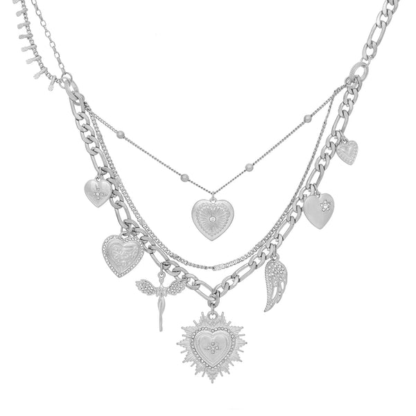 Bibi Bijoux Silver Time To Party Celestial Necklace