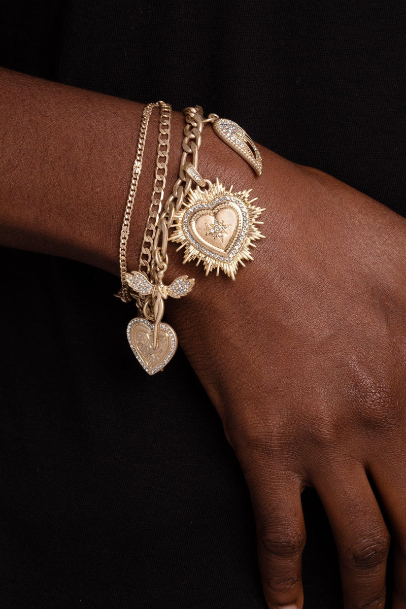 Bibi Bijoux Gold Time To Party Celestial Charm Bracelet