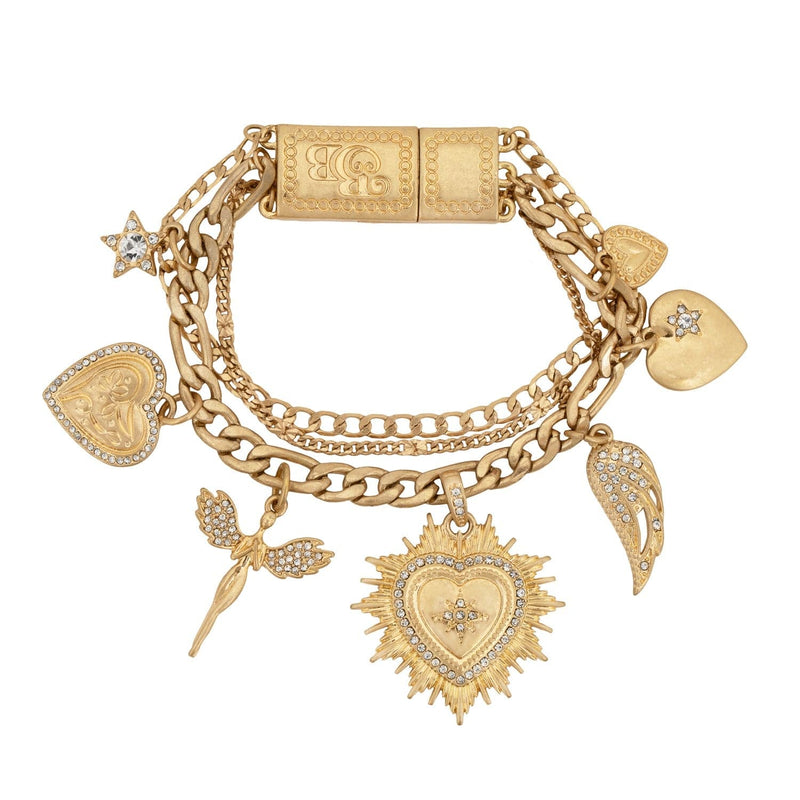 Bibi Bijoux Gold Time To Party Celestial Charm Bracelet