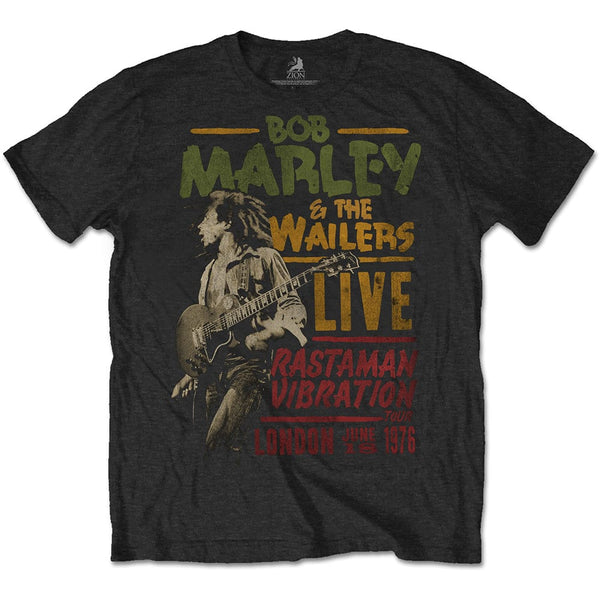 Bob Marley | Official T-Shirt | Rastaman Vibration Tour 1976