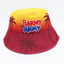 Barmy Army WI Tour Reversible Bucket Hat - Palm Tree