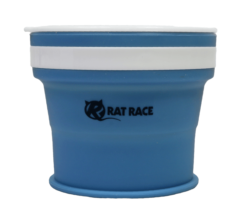 Rat Race Collapsible Travel Mug - Blue