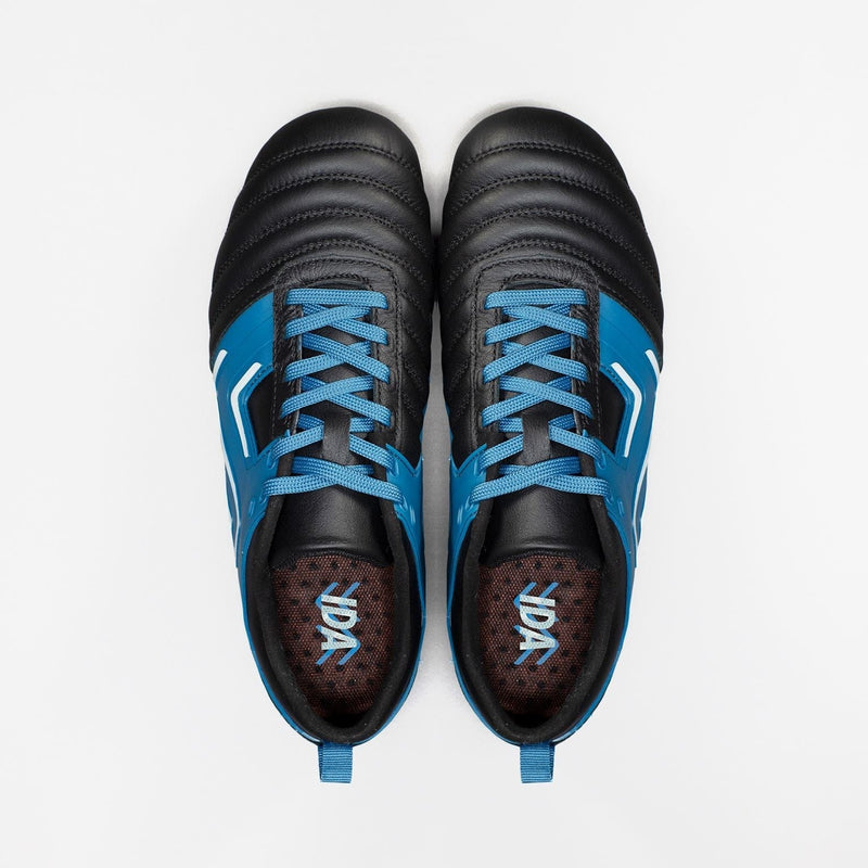IDA Classica 22 Women's Soccer Cleat, Black and Blue, FG/AG, Firm Ground, Artificial Ground