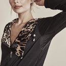 After Fake Tan Jumpsuit (Leopard) (Detail - Armpit)