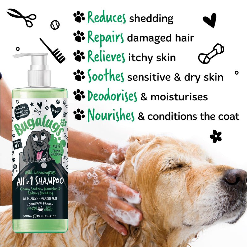 Bugalugs Shed Control All in 1 Shampoo - Bottled Baking Co