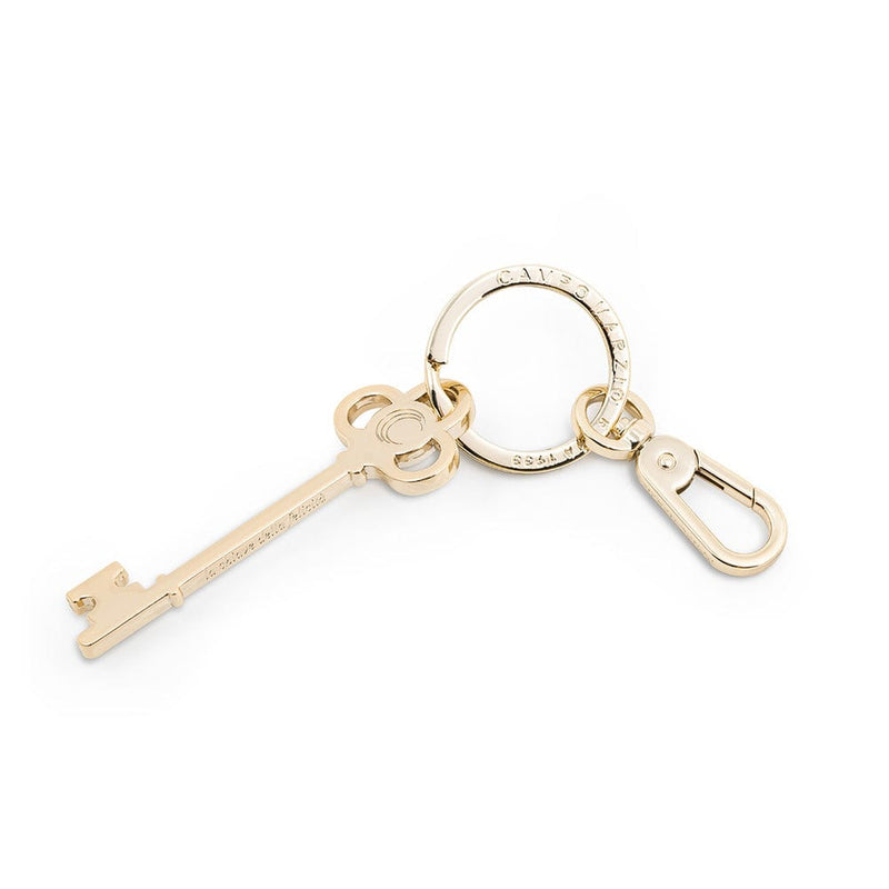 Campo Marzio Flat Key Keyring - Gold