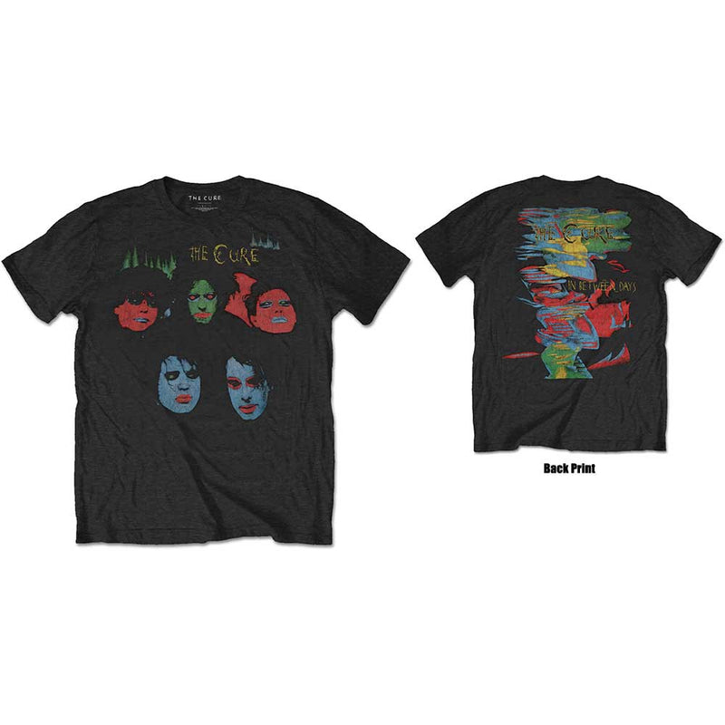 The Cure | Official Band T-shirt | In Between Days (Back Print)