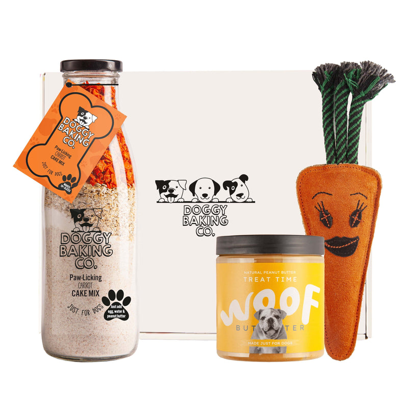Carrot Cake Mix, Nuts For Pets & Carrot Toy Gift box - Baking Mix - Bottled Baking Co