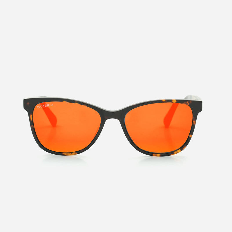 Cambium Hana Sunglasses - Recycled Plastic & Wood Frame Sunset Red