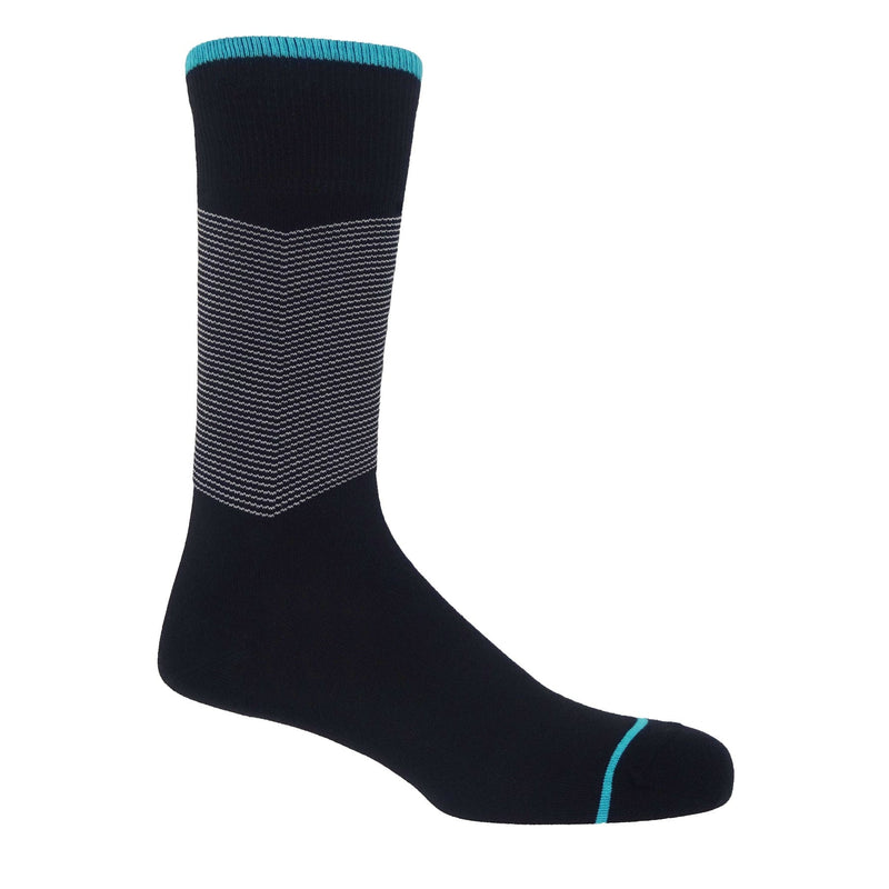 Chevron Men's Socks - Black